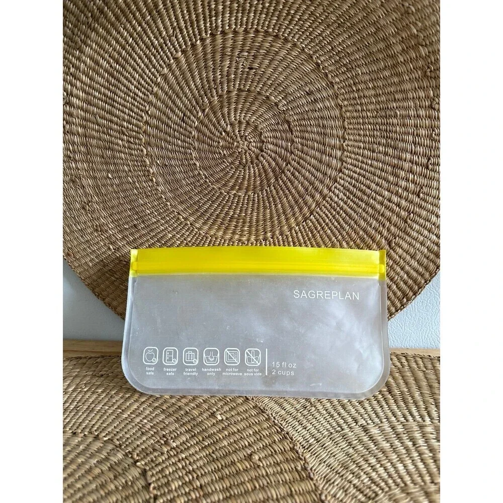 Sagreplan 2 cups resealable ziplock bag